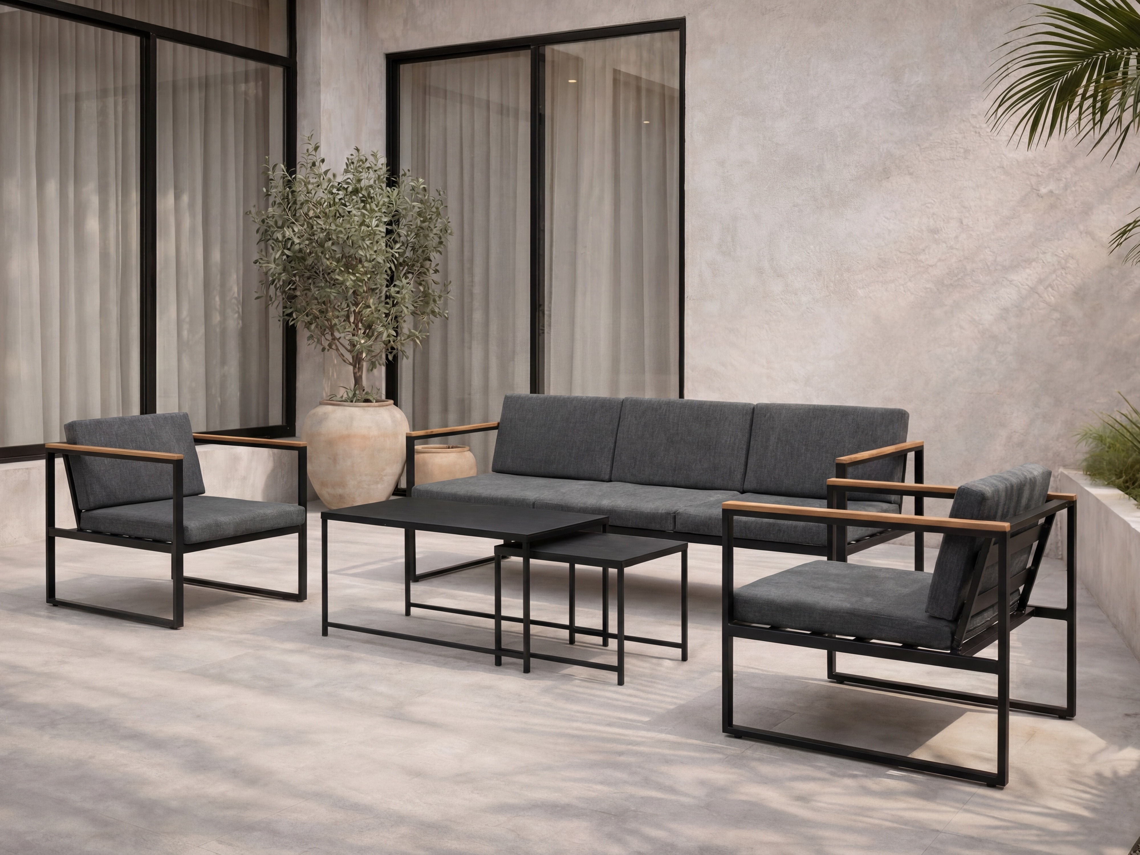 Set mobilier de exterior Dallas 560