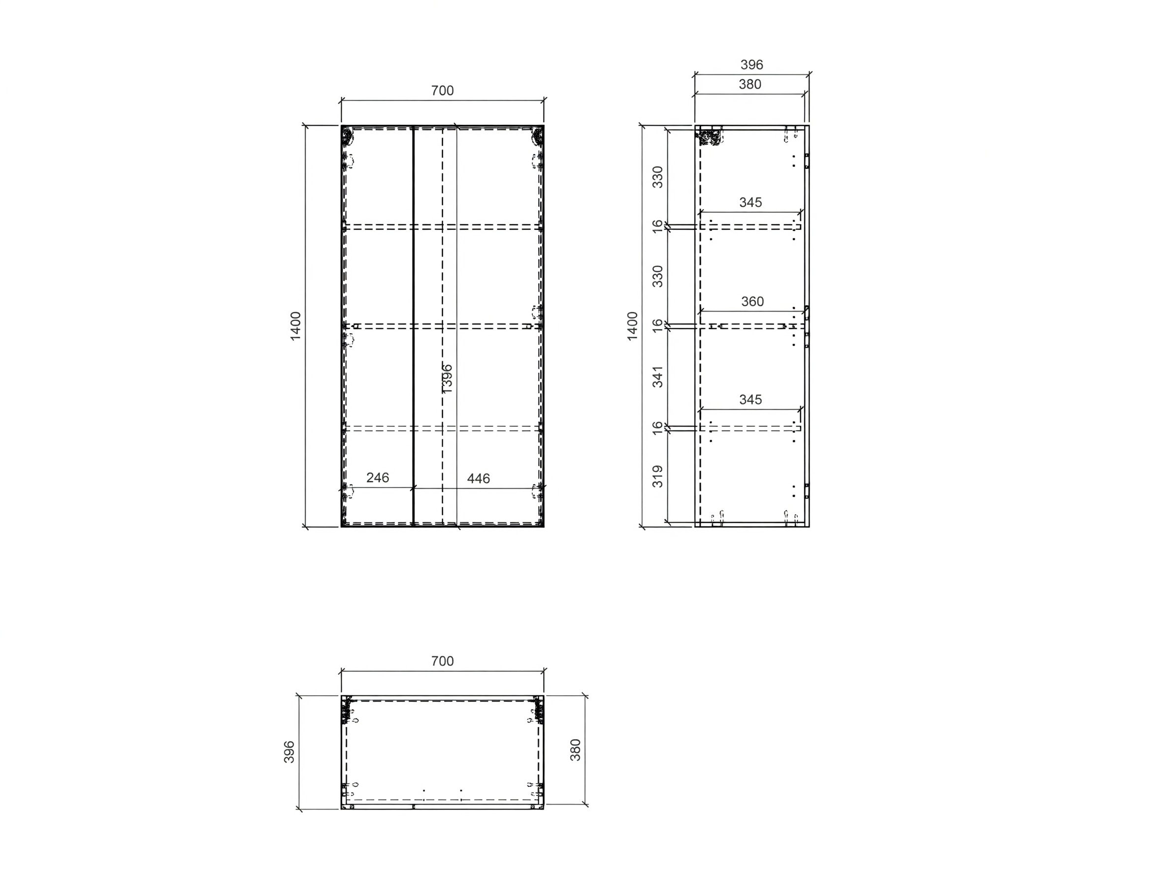 Dulap de perete Floveni 112