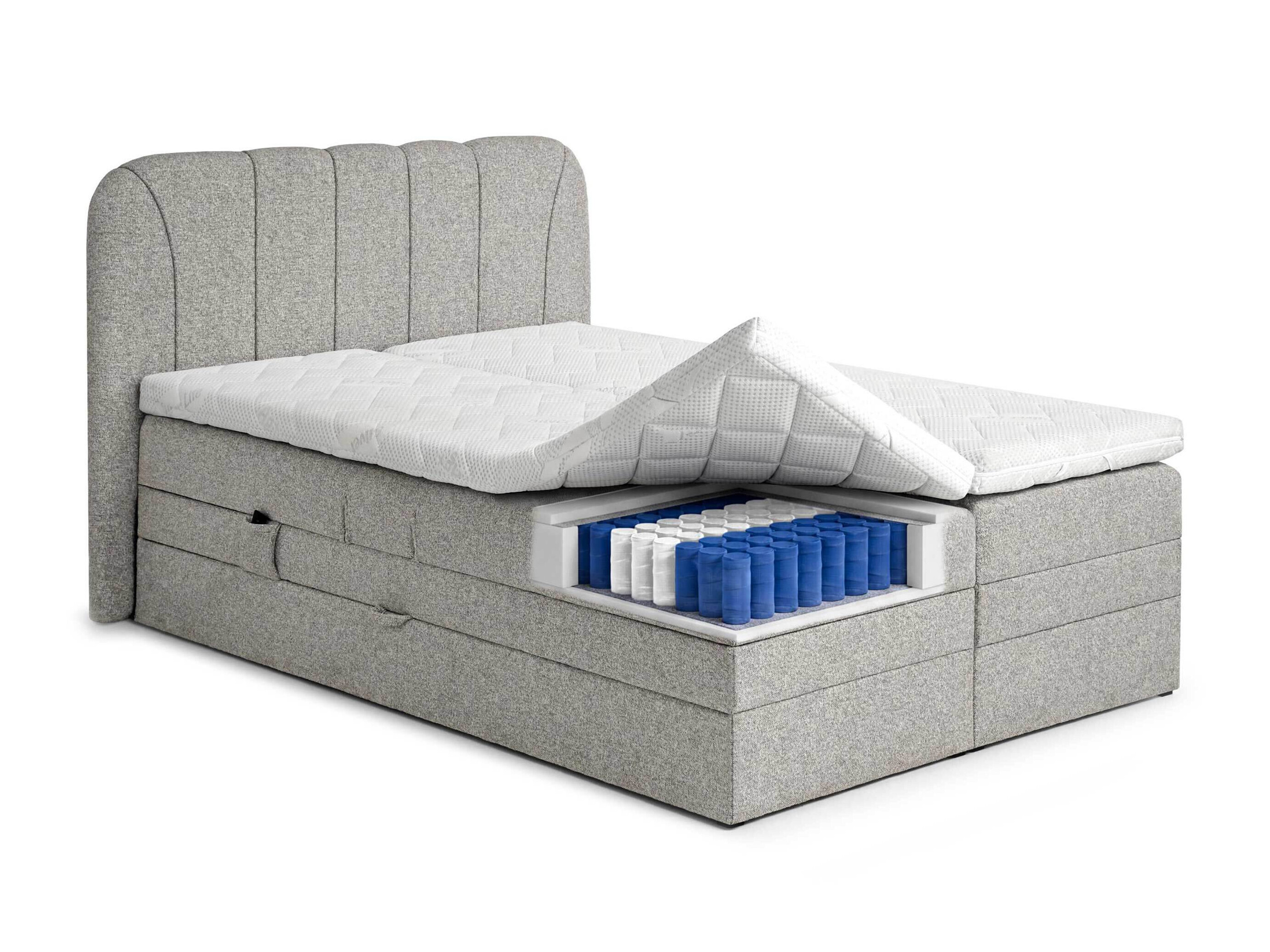 Pat boxspring Norman 127 (Allegro toffee)
