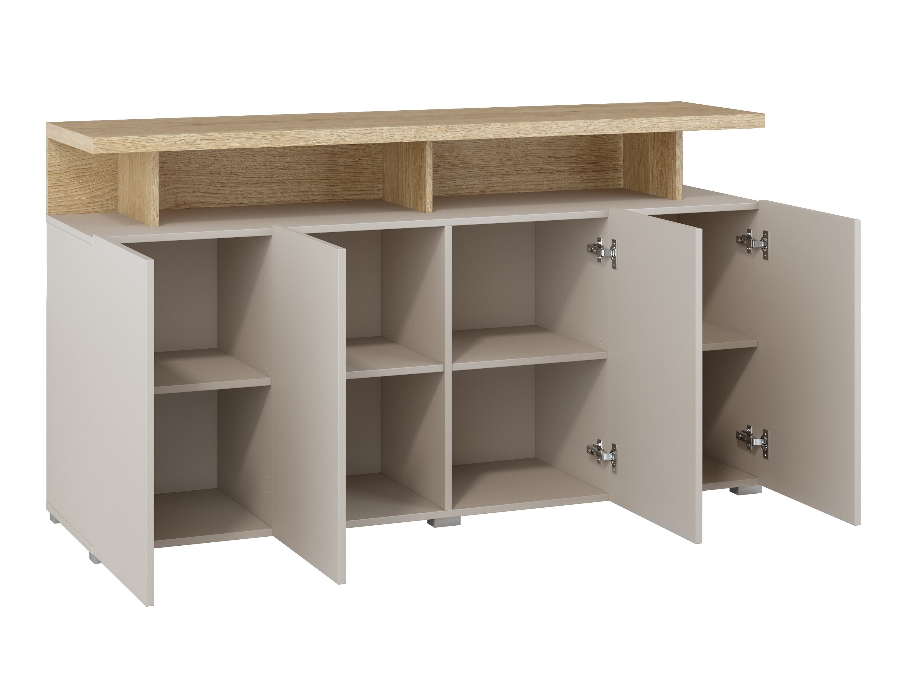 Set de living Virvele 103 (Cașmir + Stejar deschis)