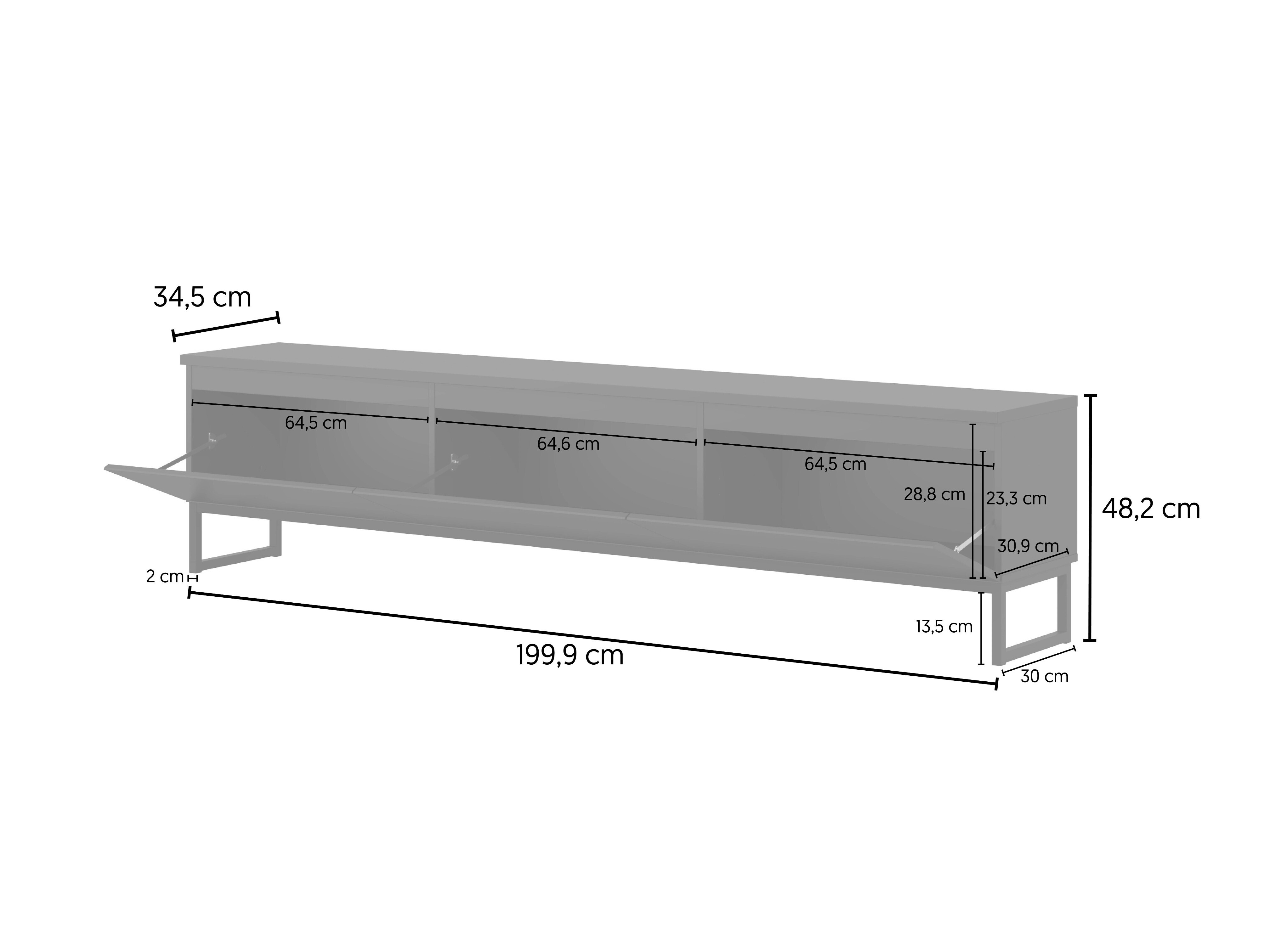 Set de living Velsora 106 (Negru)