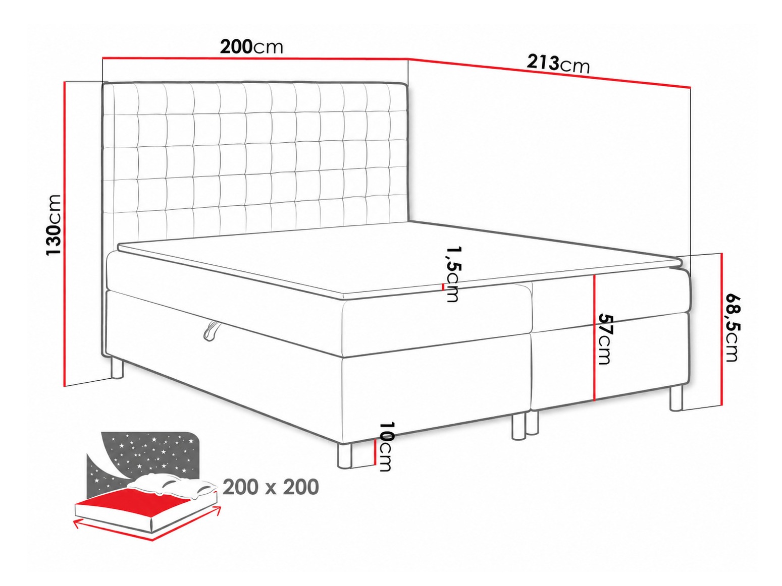 Pat boxspring Panis (Manila 04)