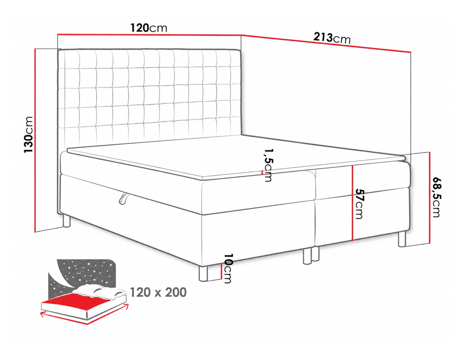 Pat boxspring Panis (Manila 04)