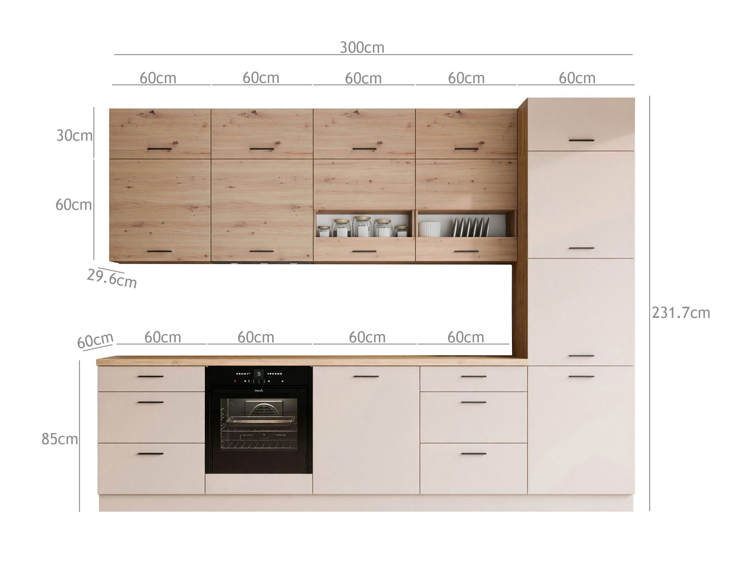 Set de bucătărie modular Ati Cashmere Artisan 100