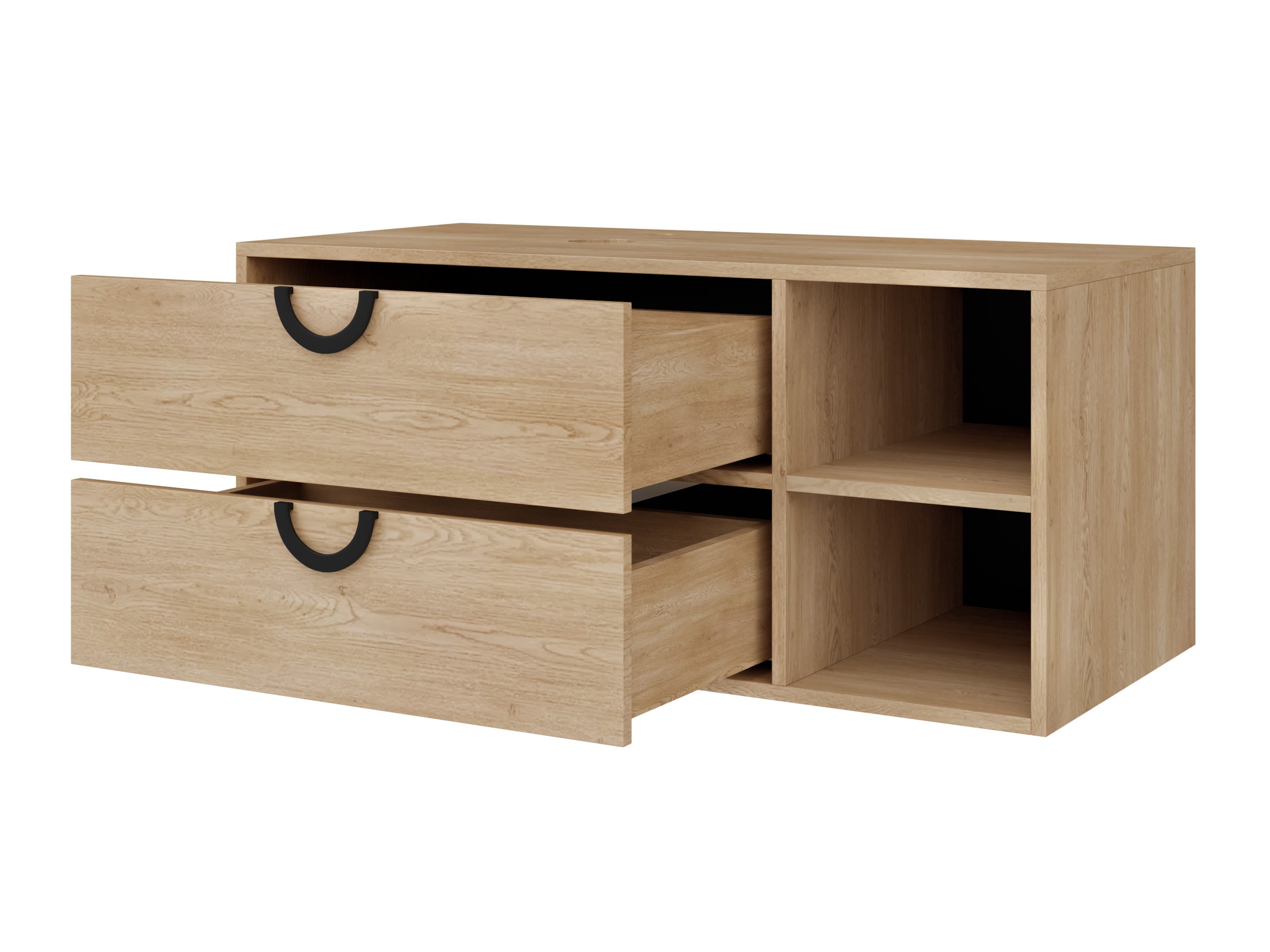 Cabinet atârnat pentru baie Sodalis (Stejar)