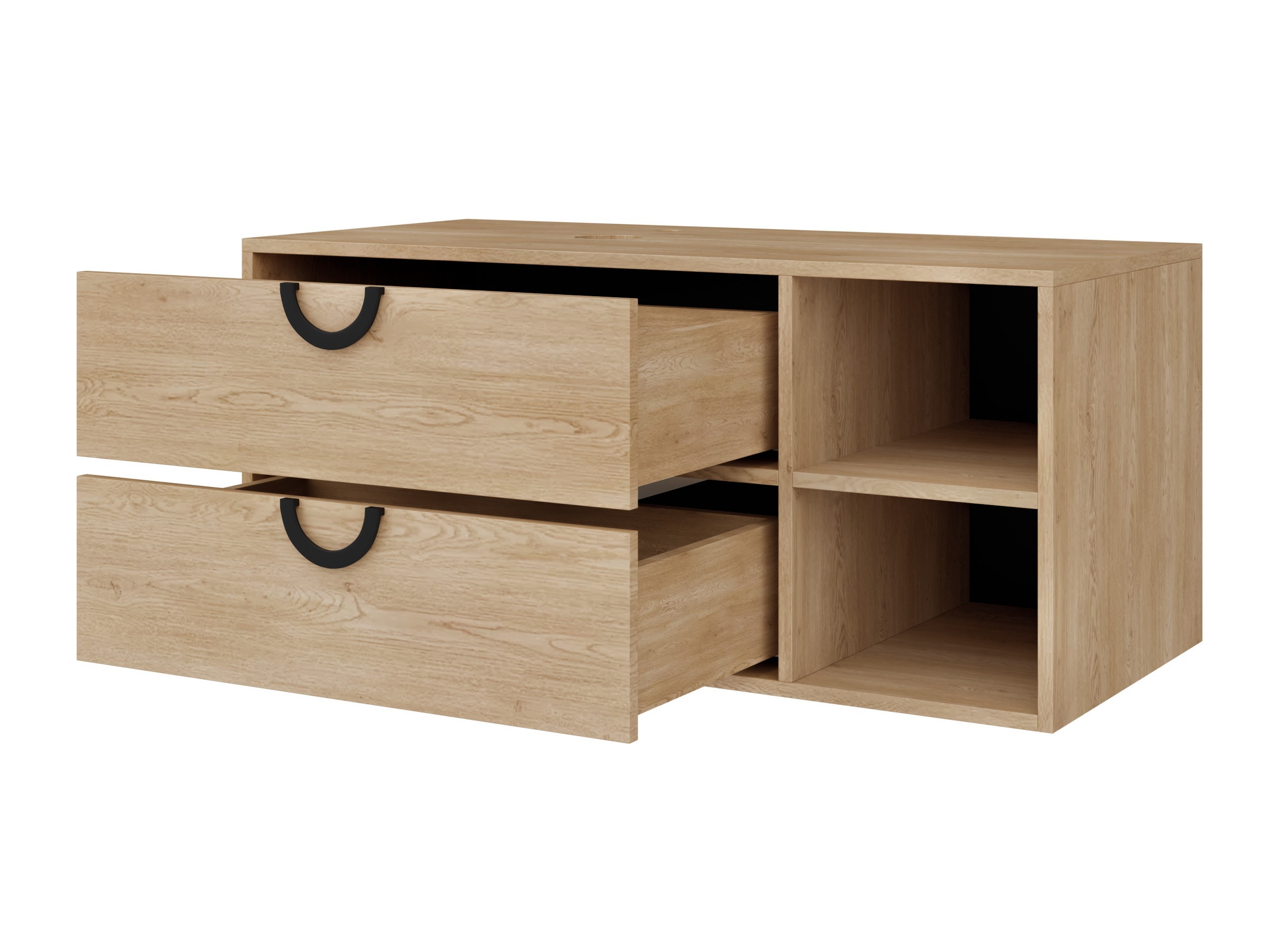 Cabinet atârnat pentru baie Sodalis (Stejar)