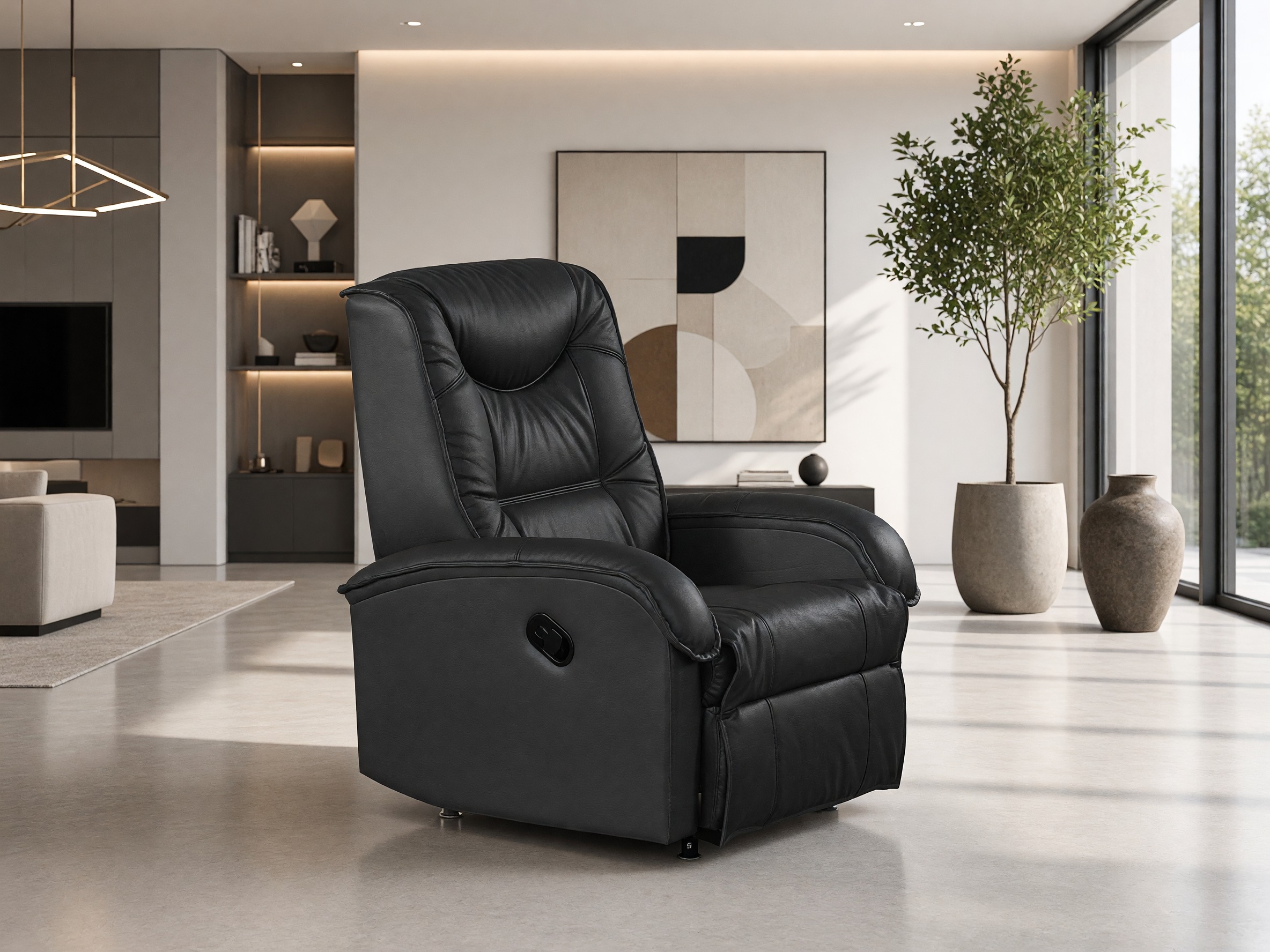 Fotoliu recliner Houston 564 (Negru)
