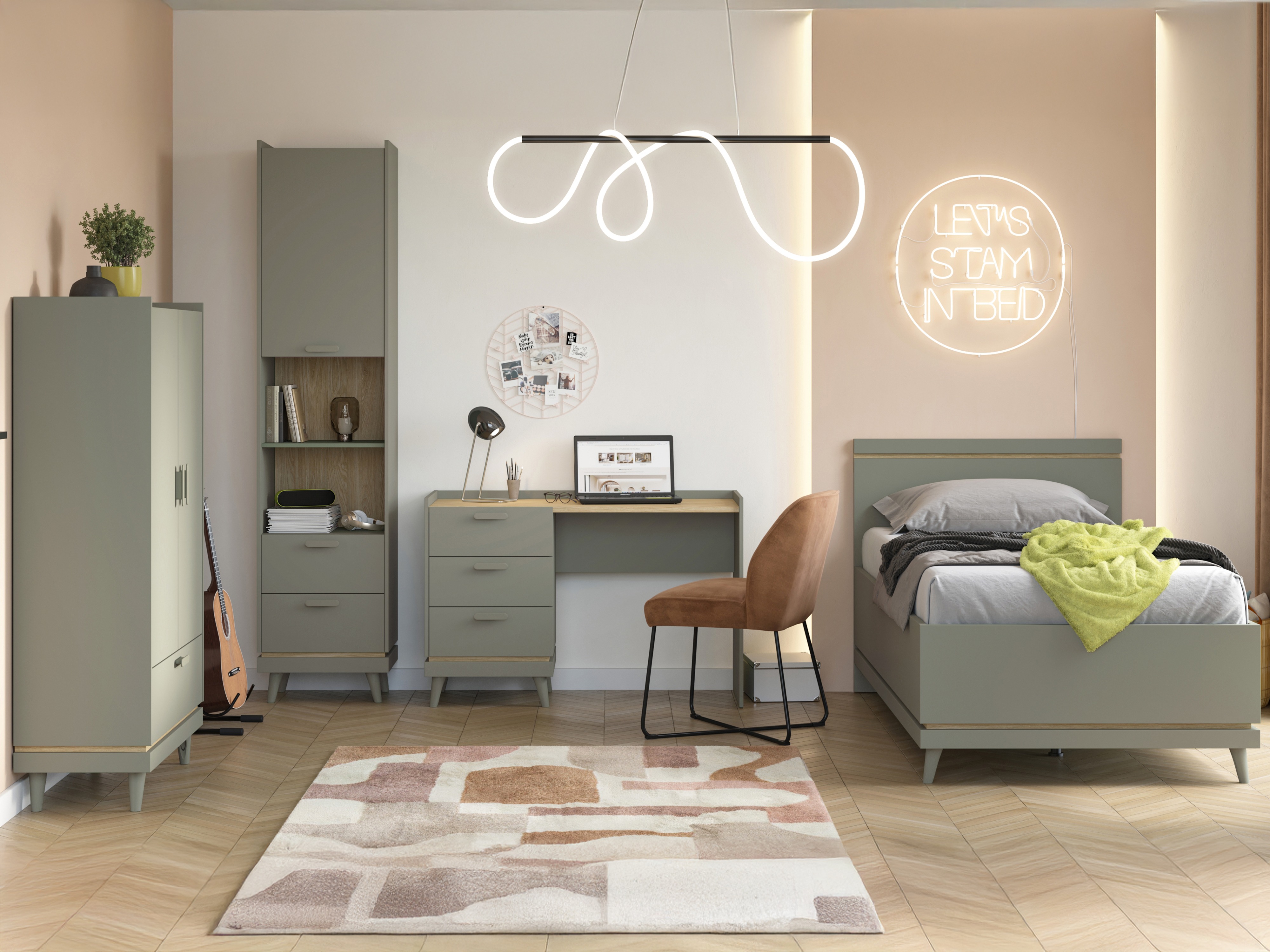 Raft Fertalu 105 (Verde + Stejar)