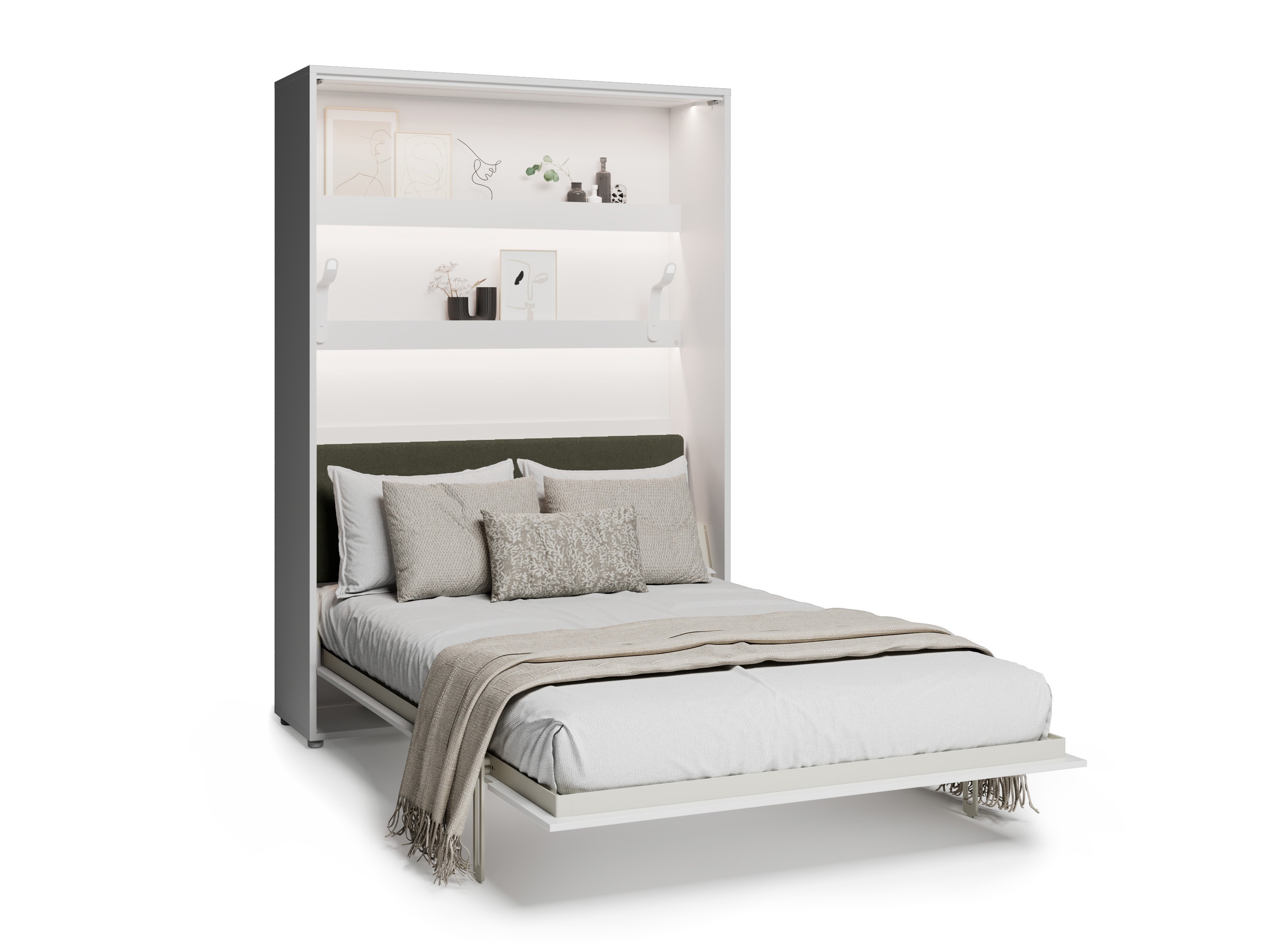 Pat rabatabil Concept Lenart IX (Alb + Alb lucios)