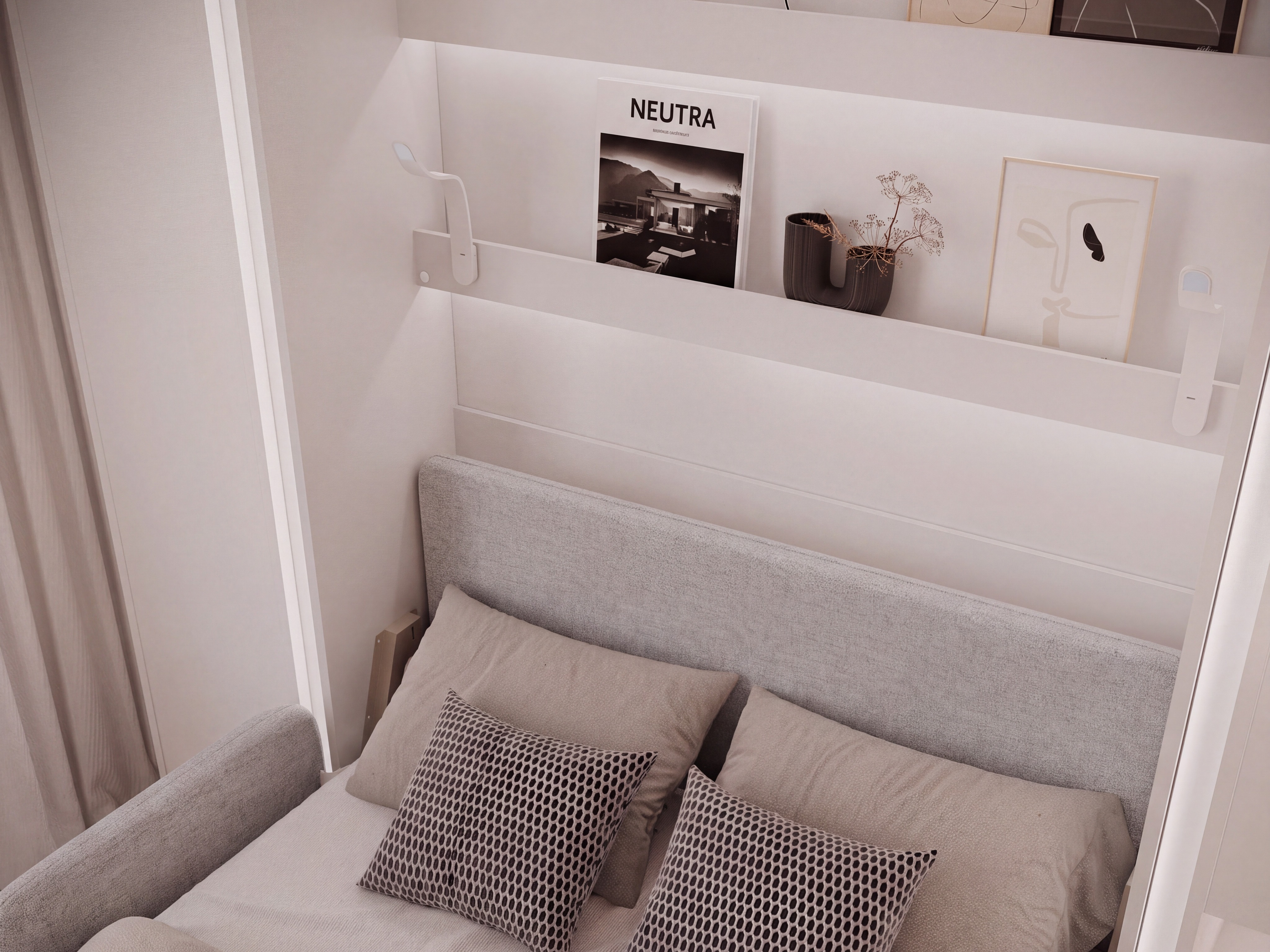 Pat rabatabil Concept Lenart XV (Alb)