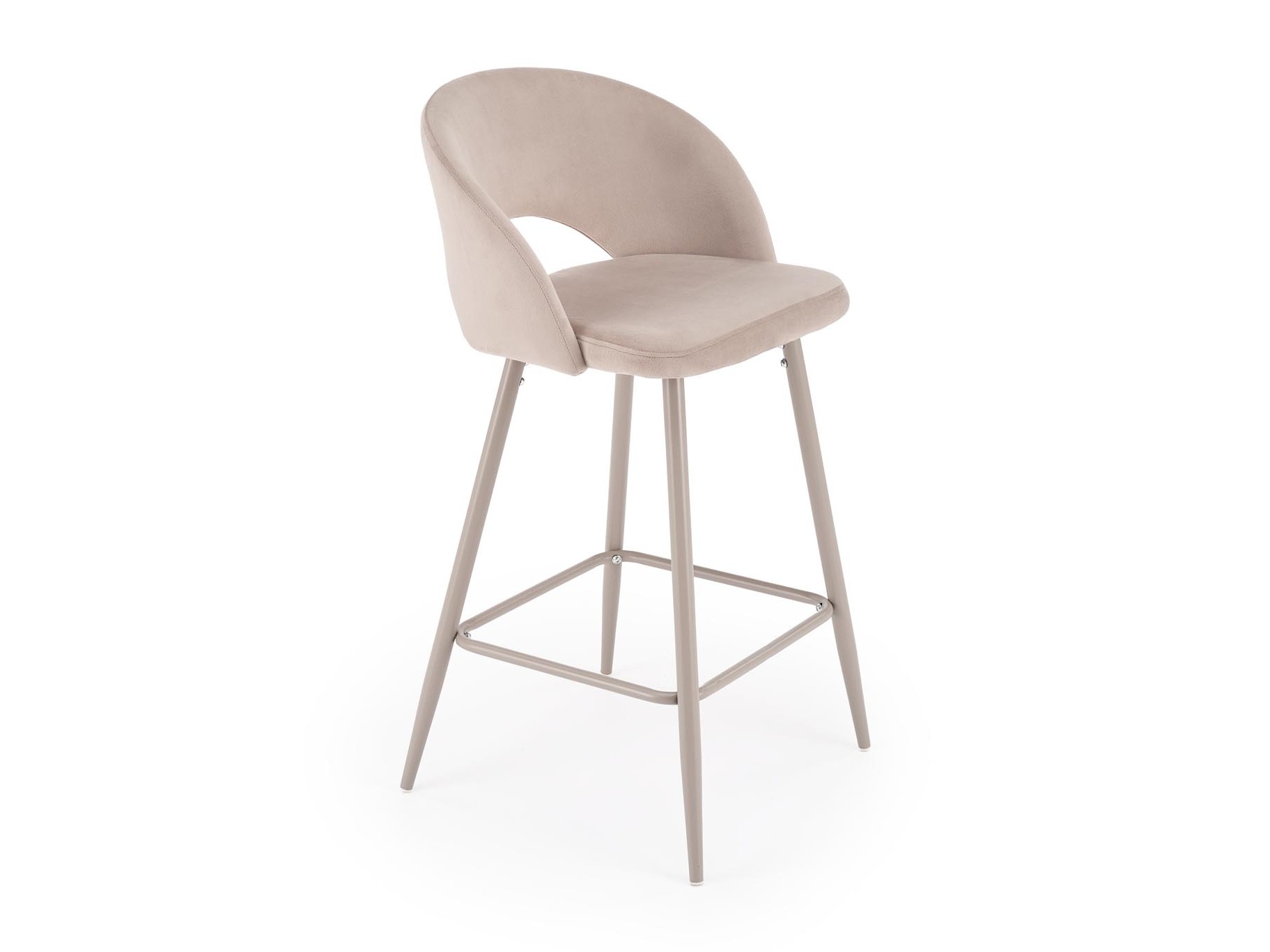 Scaun de bar Houston 881 (Bej deschis + Cașmir)