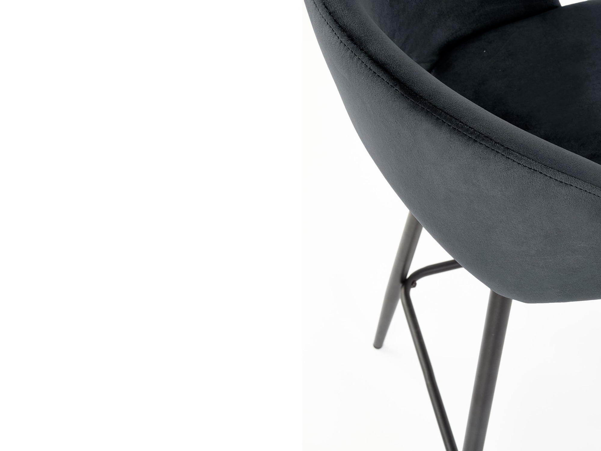 Scaun de bar Houston 881 (Negru)