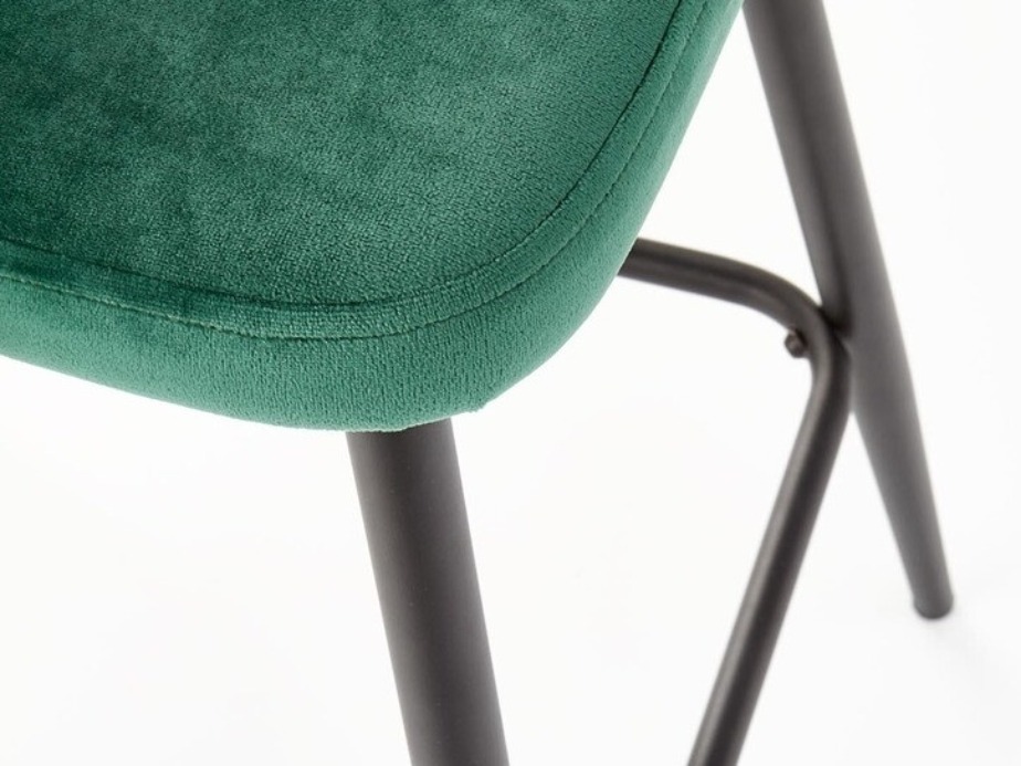 Scaun de bar Houston 881 (Verde închis + Negru)