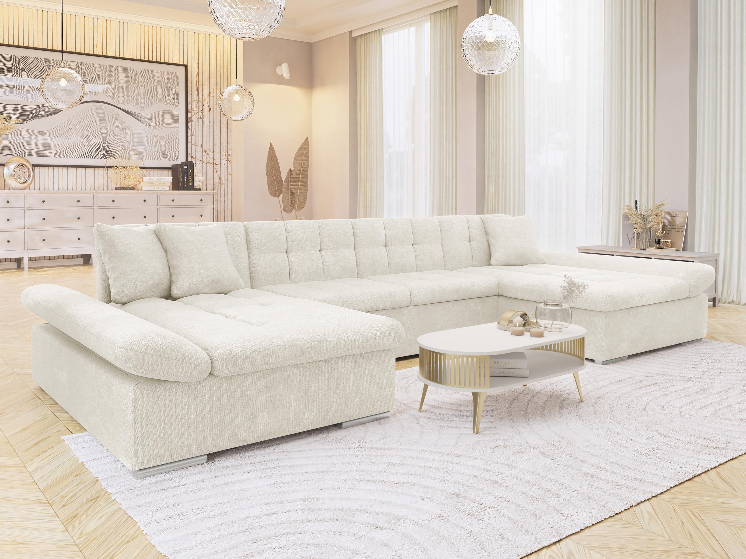 Colțar Comfivo Ficus (Spirit White)