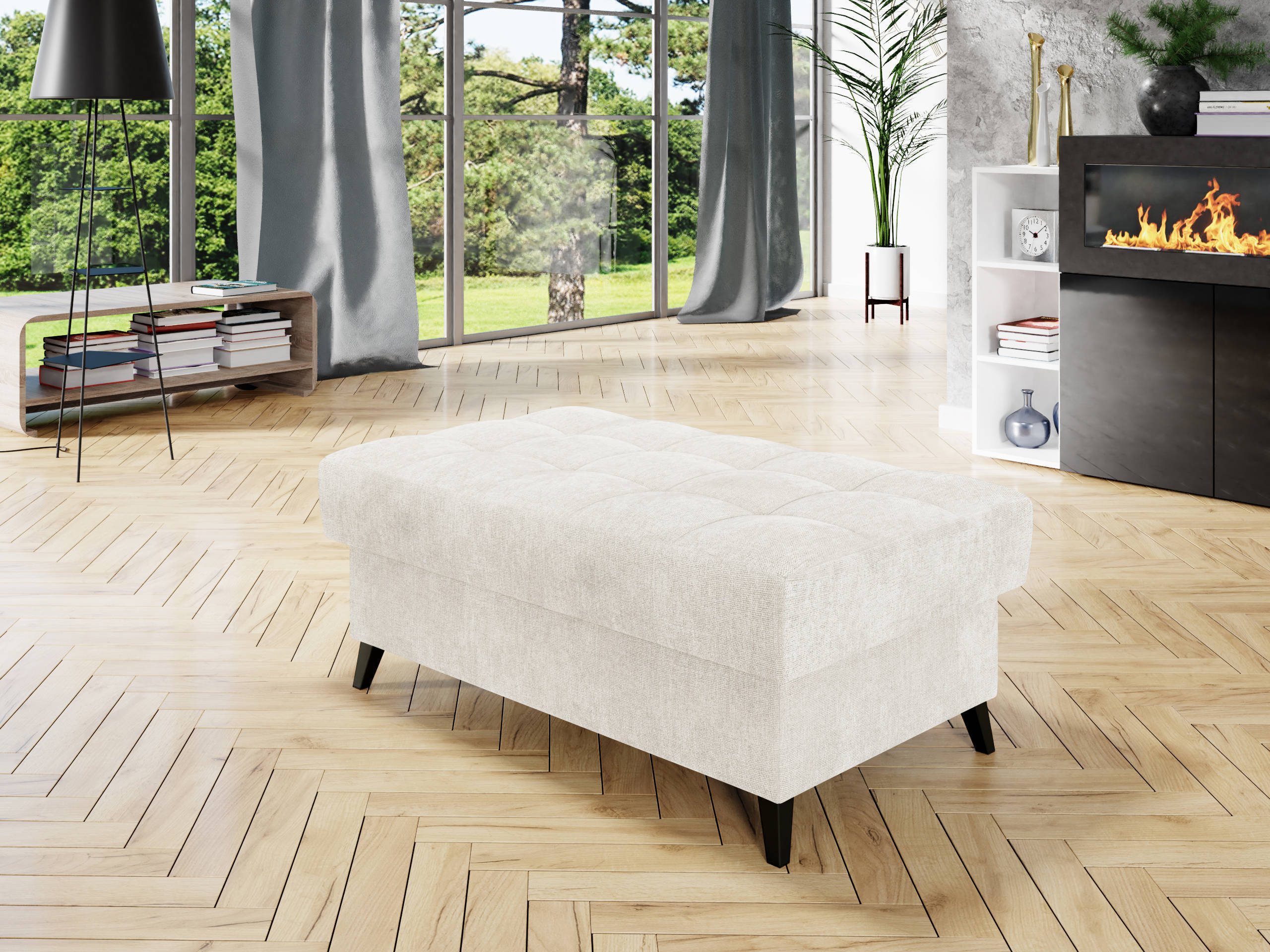 Bancă tapițată Comfivo Agnus (Spirit White)