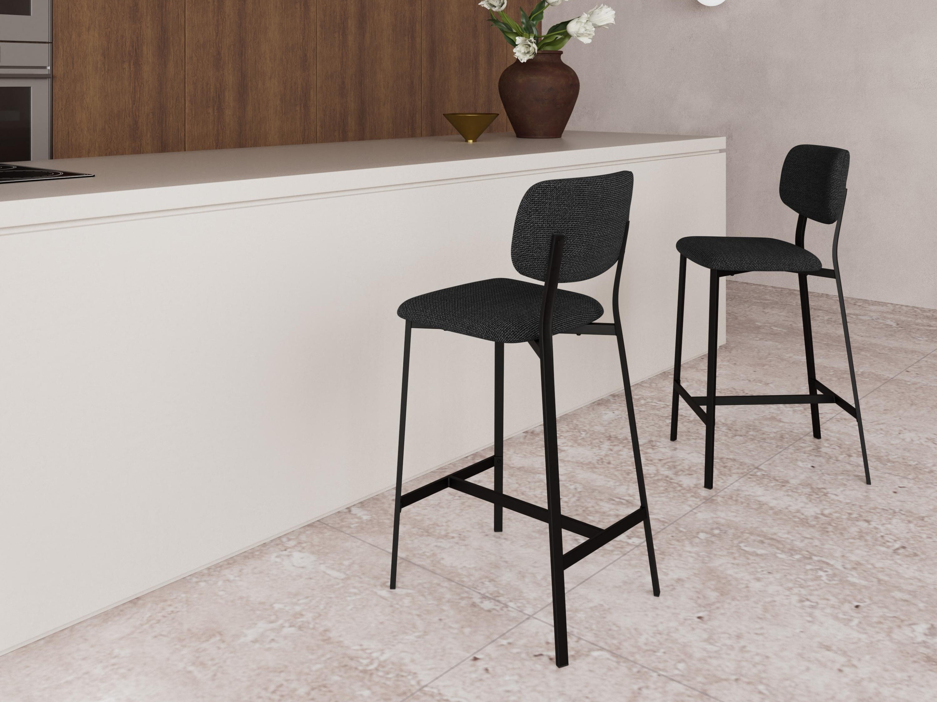 Scaun bar Norsica 1109 (Negru)