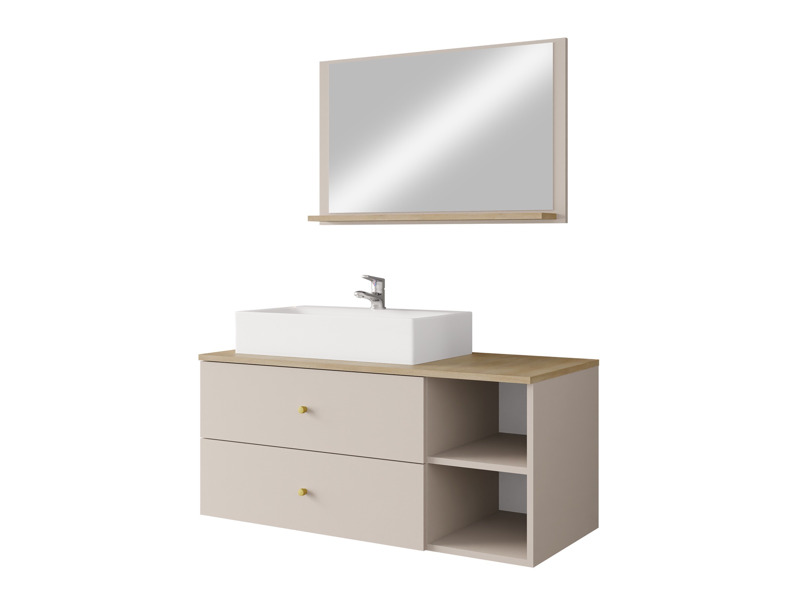 Set baie Salus I (Cașmir + Stejar Cremona)
