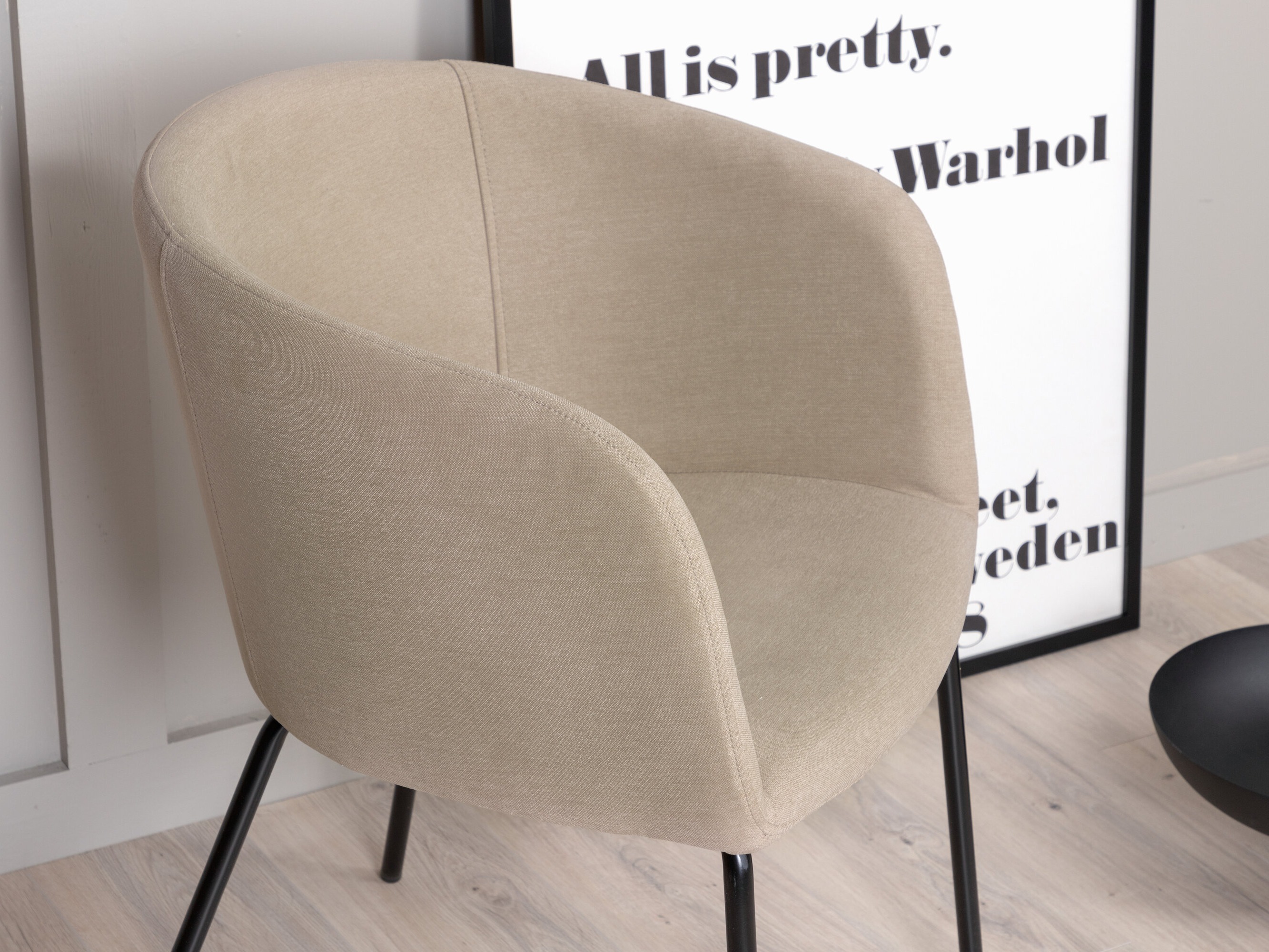Scaun Dallas 2603 (Bej + Negru)