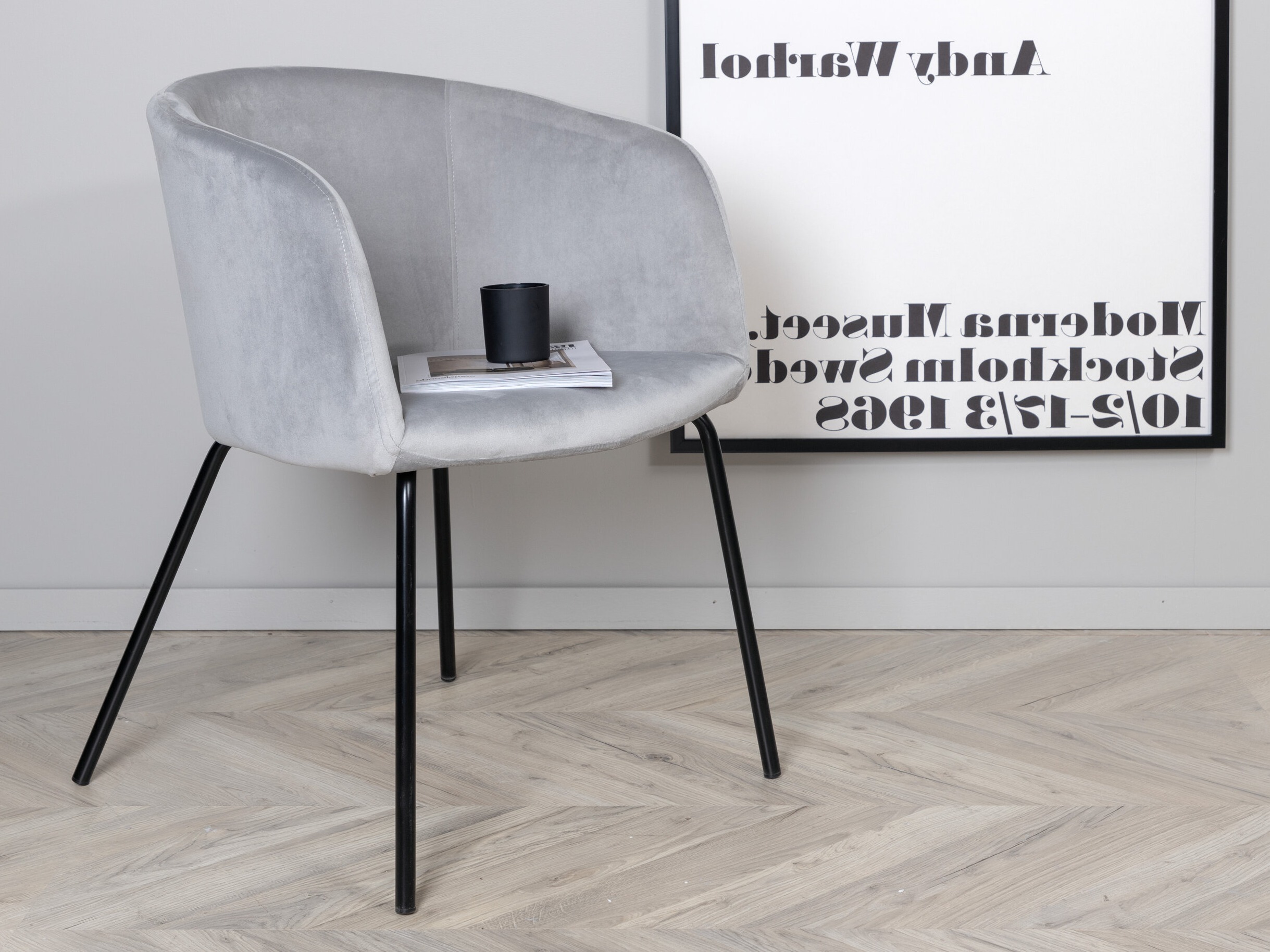 Scaun Dallas 2603 (Gri + Negru)