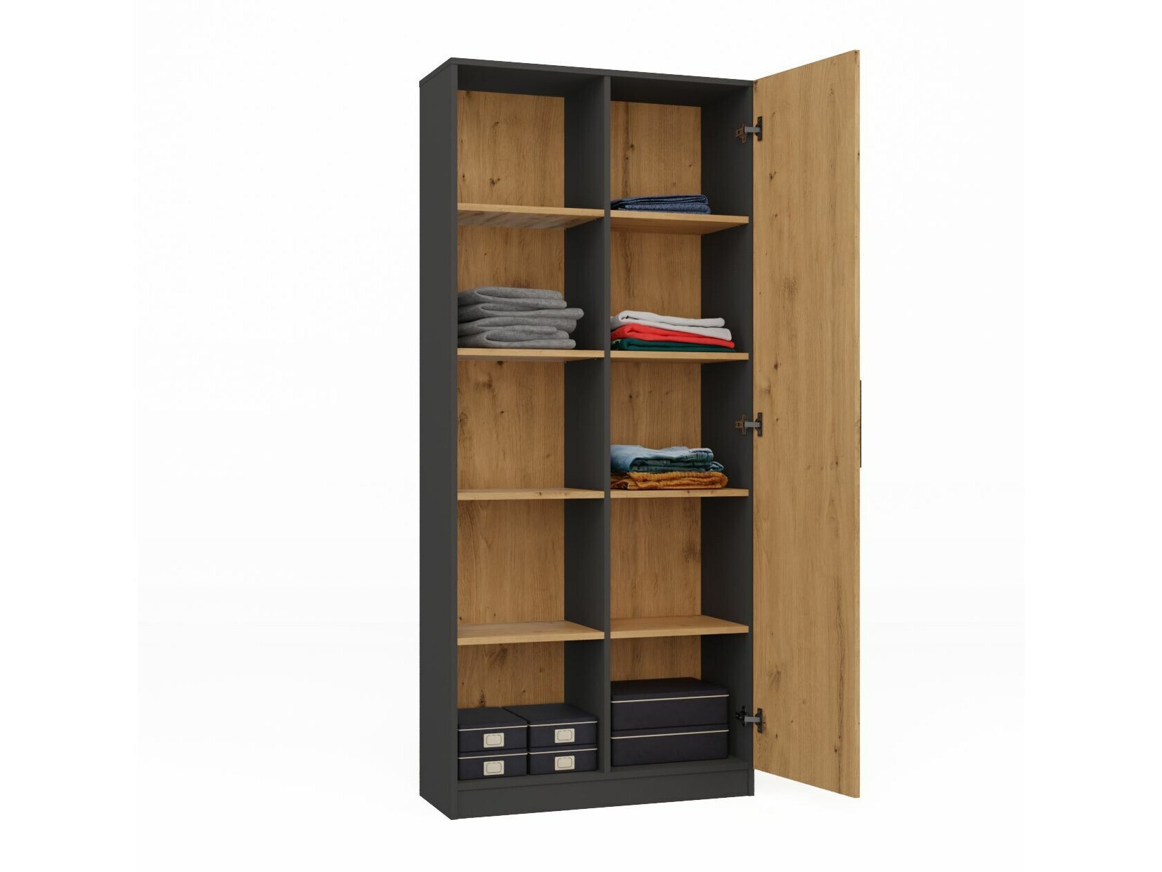 Raft Elbvelu 122 (Antracit + Stejar artizan)