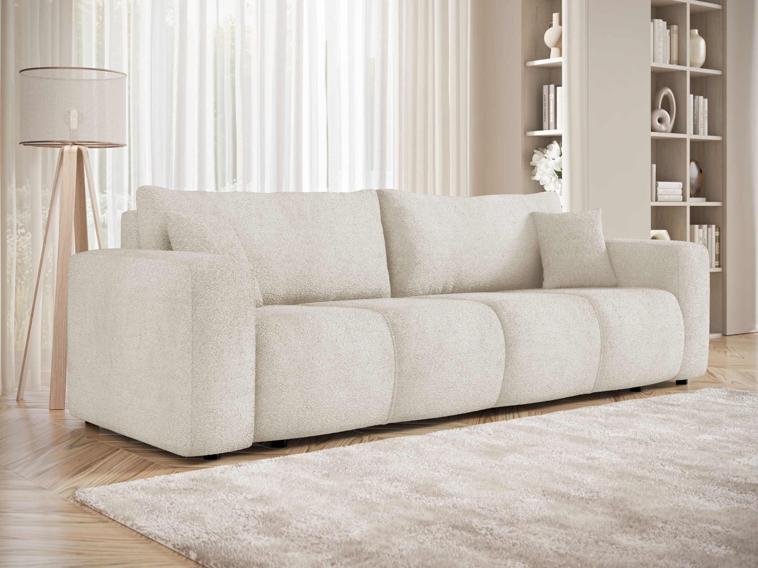 Canapea extensibilă Comfivo Laurus (Coral 65)