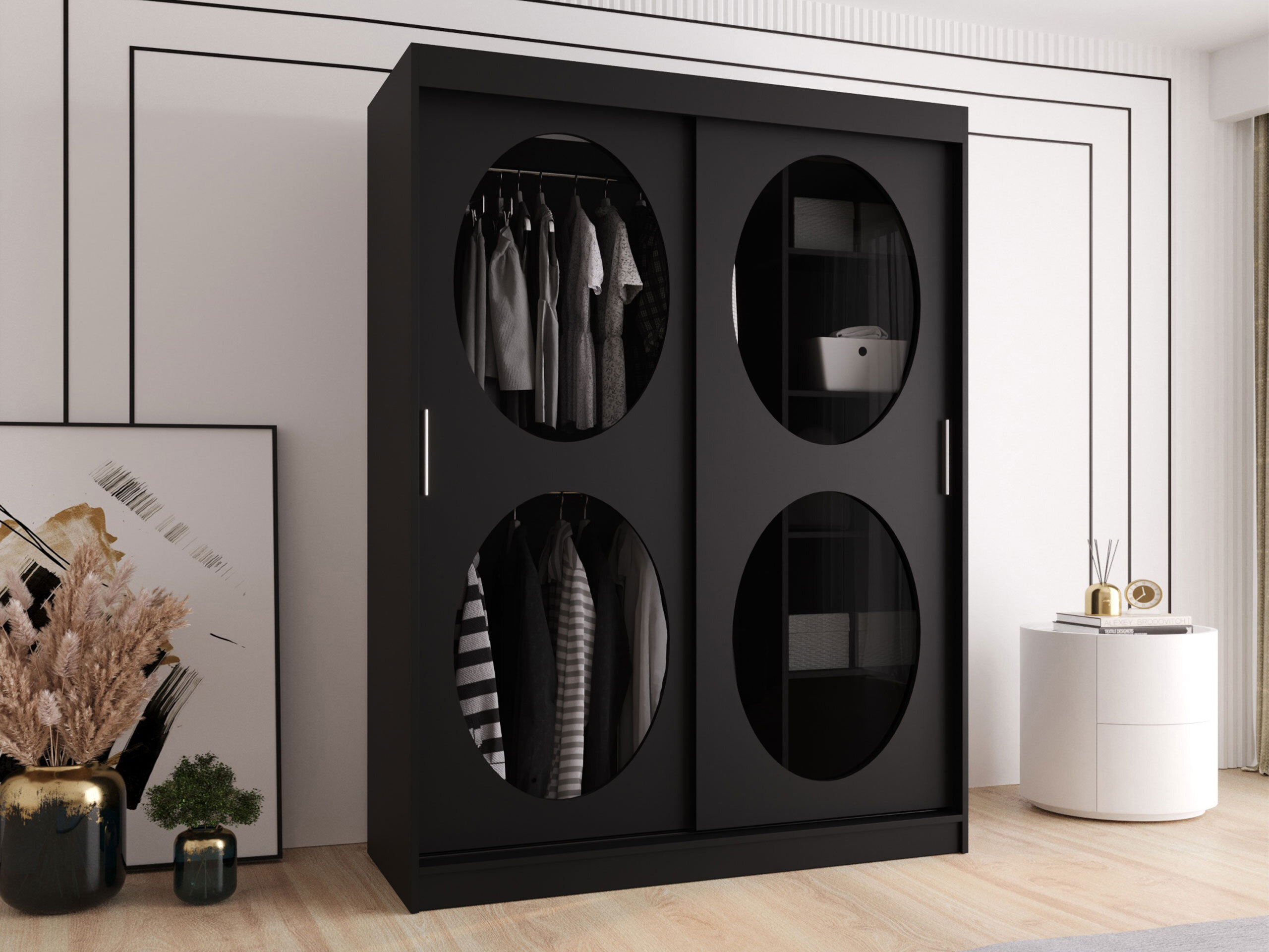 Dulap Hartford 527 (Negru)