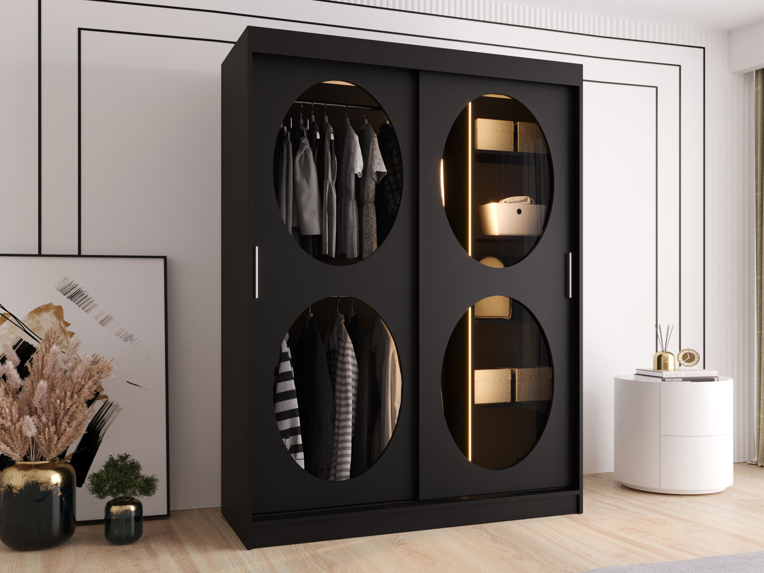 Dulap Hartford 527 (Negru)