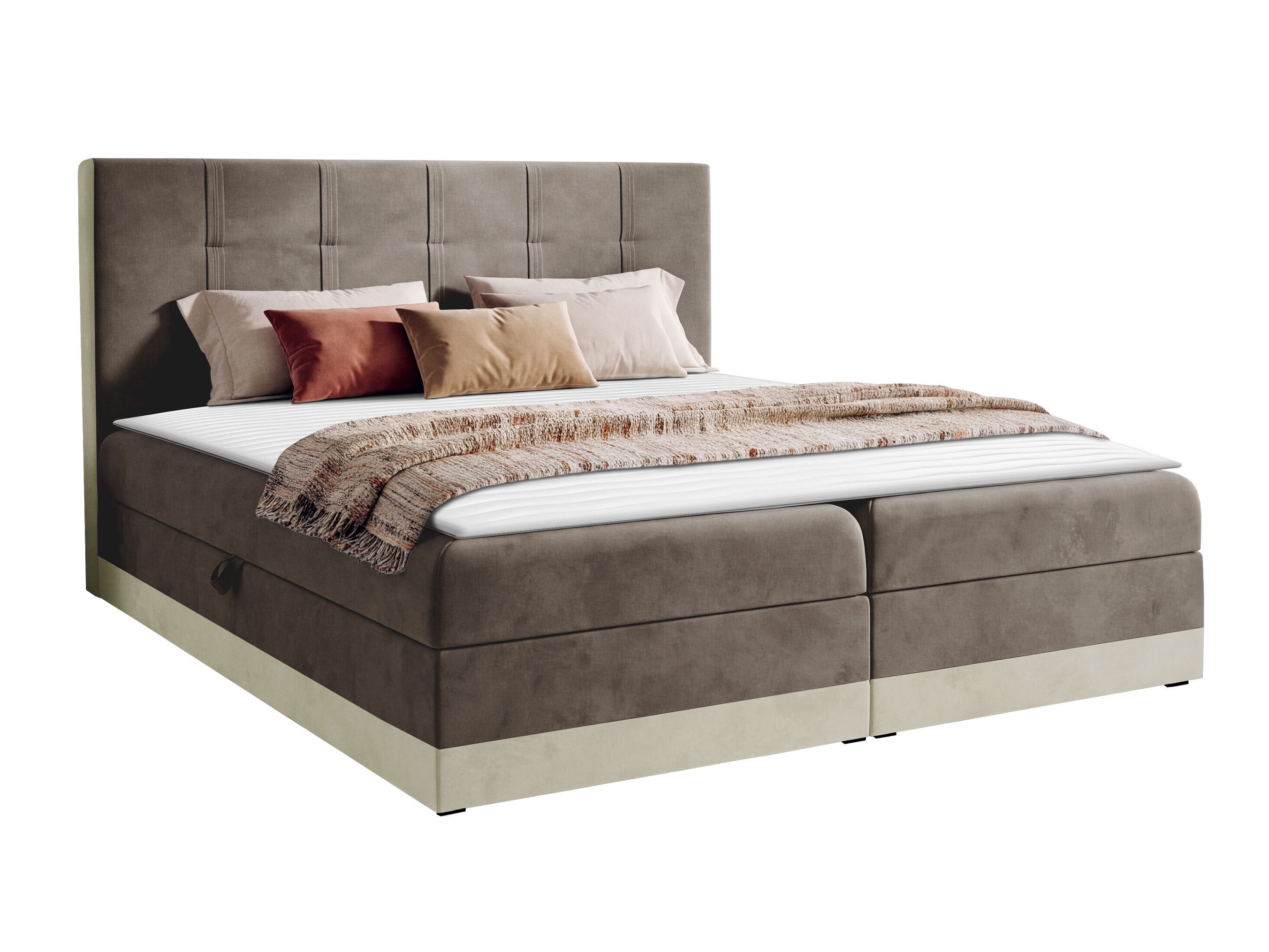 Pat boxspring Villa (Kameleon 04 + Kameleon 15)