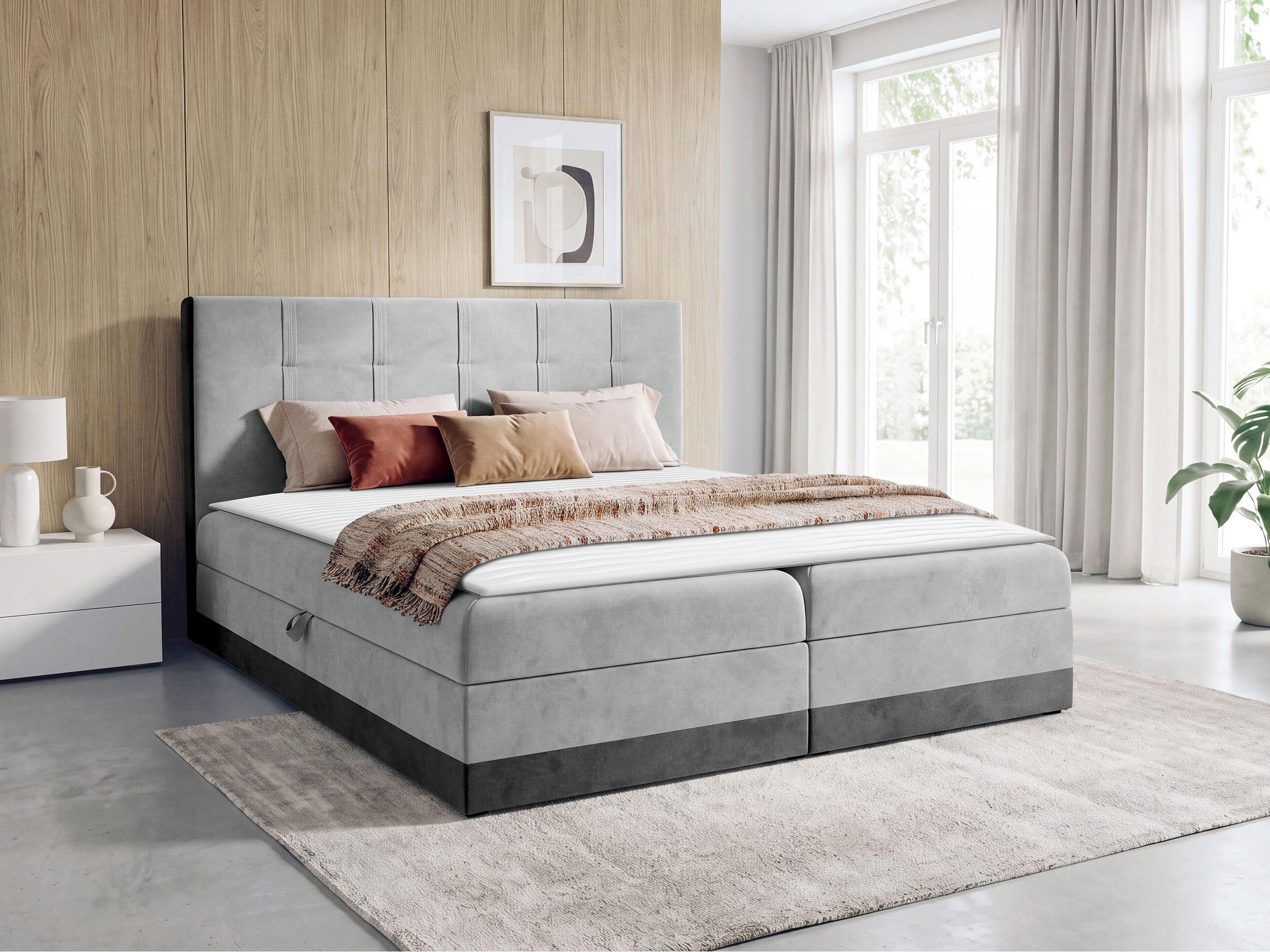 Pat boxspring Villa (Kameleon 92 + Kameleon 84)