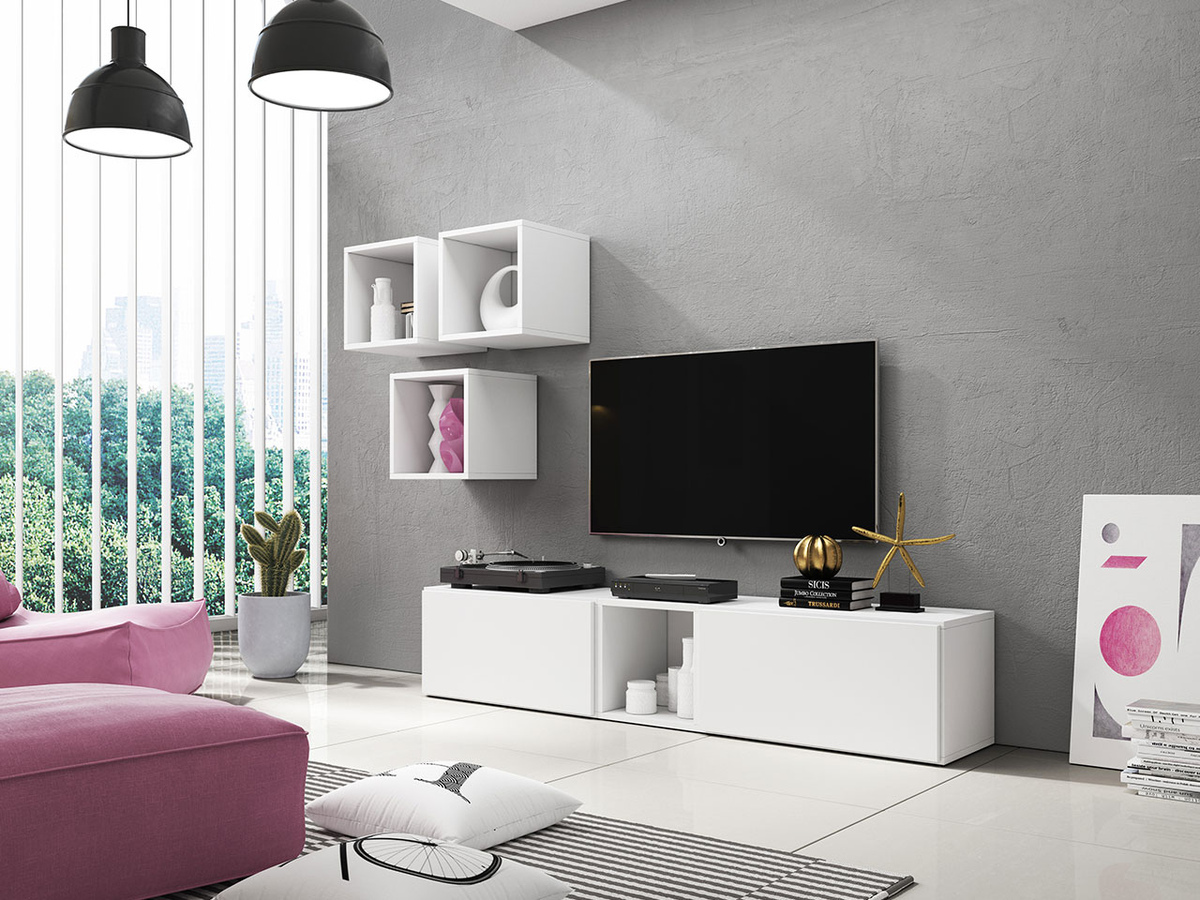 Set de living Corbele 113 (Alb)